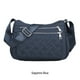 thumbnail image 2 of Bolso bandolera Qarigey premium gran capacidad azul zafiro, 2 of 6