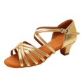 thumbnail image 2 of WILLBEST Sandalias De Playa Para Mujer Mujeres Señoras Bajo Baile Salón Tango Latino Zapatos Sandalias, 2 of 9