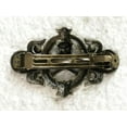 thumbnail image 2 of Navy Blue Crystal Pirate Crossbones Barrette For Halloween, 2 of 3