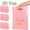 Pink, variant on 50 Pieces GIXUSIL Plastic Shopping Bags for Small Business Pink Gift Bags with Handles Merchandise Bags with Gold Thank You Logo for Party Stores Business Gift Supplies (8 x 12 inch)