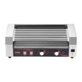 thumbnail image 5 of VEVOR Hot Dog Roller, 12 Hot Dog 5 Rollers, Stainless Steel Sausage Grill Cooker, 750W Hot Dog Machine with Dual Temp Control, Removable Oil Drip Tray, for Party Home Commercial, 5 of 10