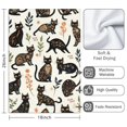 thumbnail image 3 of 2 Pcs Funny Kitchen Towels,Cute Cat Microfiber Dish Towels,Kitchen Tea Towels,Kitchen Towel Set (18" X 26"), 3 of 3