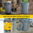 thumbnail image 6 of 32 Gallon Heavy-Duty Round Trash/Garbage Container,  for Landscapers/Construction Sites/Restaurants/Back of House/Offices/Warehouses/Commercial Environments: Office Waste Bins, 6 of 9
