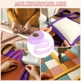 thumbnail image 6 of Uxcell 1-Pack Extra Wide Single Fold Bias Tape, 1.2 Inch x 55 Yards Satin Bias Tape for Sewing/Quilting/Hemming [Light Purple], 6 of 6