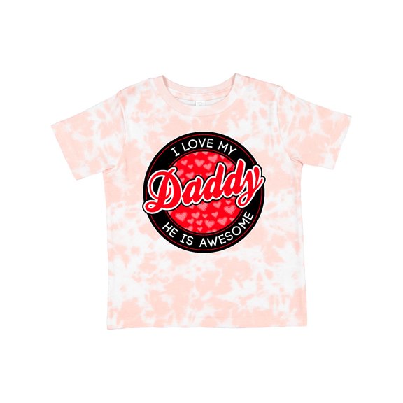 Inktastic I Love My Daddy Boys or Girls Toddler T-Shirt