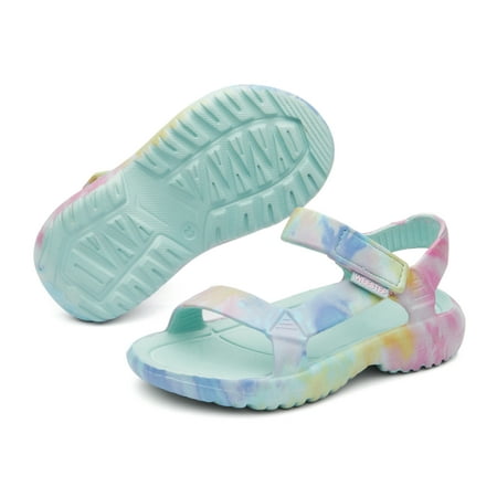 

Weestep Boys Girls Toddler Little Kid Lightweight EVA Hook Loop Sandal
