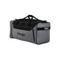 thumbnail image 3 of Wrangler Extra-Large 36-inch Collapsible 3-Wheel Rolling Locker Duffel Bag, Sharkskin, 3 of 7