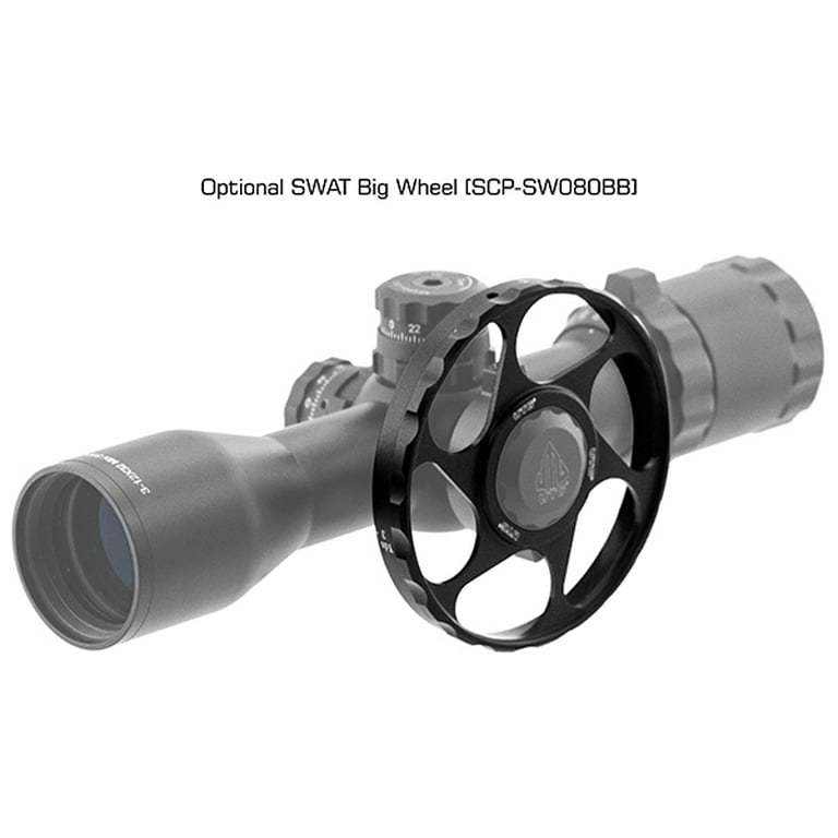 FSI 3-12x33 Rifle Scope With Red Green Blue Illuminated Reticle | Parallax Adjustment, Mil-Dot, Mount & Lens Covers Included
