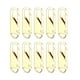 thumbnail image 1 of Minnieouse 10 piezas de lengüetas de fijación de cremallera de metal de repuesto para tirador de cremallera Accesorios de disfraces Oro 10 piezas, 1 of 1