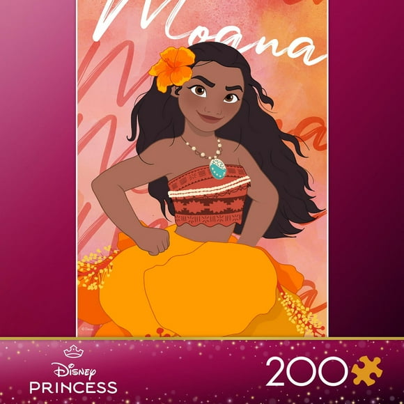 Ceaco Disney Princess Moana 200-Puzzle à pièces emboîtables pour enfants de tous âges 8+