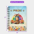 thumbnail image 5 of Abyssinian Celebrates Rainbow Pride Month LGBT LGBTQ+ Spiral Bound Journal Cat Lover Kitten Owner Gifts 5x7in Spiral Notebook - 01003, 5 of 5