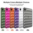 thumbnail image 5 of ELEHOLD Shockproof Clear Case for iPad Pro 11 Inch 2024, Soft Clear Anti-Drop Cover Down Jacket Desigh Camera Protection Shockproof Case Cover for iPad Pro 11 2024, Gray, 5 of 6