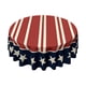 thumbnail image 2 of CaiYueKe 4th of July Tablecloth 60 Inch Round Patriotic Stars Table Cloth American Independence Day Memorial Day Table Cover for Kitchen Party Dining Picnic Indoor Outdoor Decor, 2 of 7