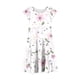 thumbnail image 3 of Vestido de Verano de Manga Corta para Niñas Estampado Floral de Bolsillo de Cuello Redondo Top Casual para Niños, 3 of 5
