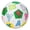 Letter Print, variant on Riousery Kids Soccer Ball Size 2 Colorful Training Football For Children Outdoor Indoor Play Mini Sports Ball 5.1 Inches / 13 cm Perfect For Toddlers And Youth Practice Matches High Durability
