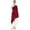 Burgundy, variant on zdhoor Praise Dance Tunic for Women Floral Lace Splice Liturgical Dancewear Asymmetrical Worship Light Purple L