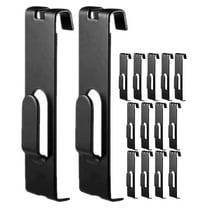 WORGEOUS 15PCS Commercial Grid Wall Panel Hanger Metal Hooks Hanging Hooks