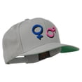 thumbnail image 5 of Gender Signs Embroidered Cap - Silver OSFM, 5 of 5