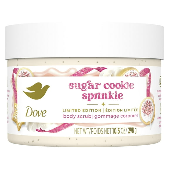 Dove Sugar Cookie Body Scrub for Deep Nourishment Holiday Treats Limited Edition, 10.5 oz