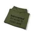 thumbnail image 4 of Anime Lover Introvert Japanese Manga Hoodie, Gifts, Hooded Sweatshirt, 4 of 4