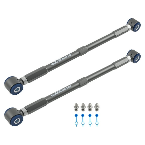 maXpeedingrods  /- 4°Adjustable Camber Arm for Mini Cooper 2002-2013 R50 R52 R53 R56 R57 R58 R59 R60 R61, Rear Camber Control Arm Set of 2, Upgraded PU Bushings