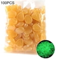 thumbnail image 2 of Travelwant 100Pcs Glow Pebblesm, Glowing Rocks for Outdoor Decor, Garden Lawn Yard, Aquarium, Glow in The Dark Pebbles Stones for Indoor and Outdoor Walkways Garden Driveway Large Bag, 2 of 7