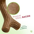 thumbnail image 4 of Benebone Bacon Stick Durable Dog Chew Toy for Aggressive Chewers, Real Bacon, Medium, 4 of 9