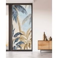 thumbnail image 2 of Window Privacy Film Retro Palm Trees Stained Glass Window Film Decorative Sun Block Window Cover Summer Botanical Vintage Watercolor Window Clings Static Adhesive Sticker for Bathroom 35.4"x78.7", 2 of 7