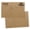 Brown, variant on Inkdotpot 4x6 Inch Recipe Cards (Set of 50) , Thick Double Sided Premium Card Stock- Modern Style Kraft Recipe Notecards for Weddings- Bridal- Baby Shower - owl Theme