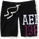 thumbnail image 1 of Aeropostale Bermuda Athletic Sweat Shorts para mujer, negro, grande, 1 of 1