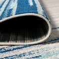 thumbnail image 6 of JONATHAN Y CONTEMPORARY POP 2 x 8 Runner Rug, Linear Half-Stripe - Blue/Cream, CTP112A-28, 6 of 10