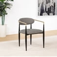 thumbnail image 5 of Bradbury Fabric Upholstered Dining Arm Chair Gray (Set of 2), 5 of 14