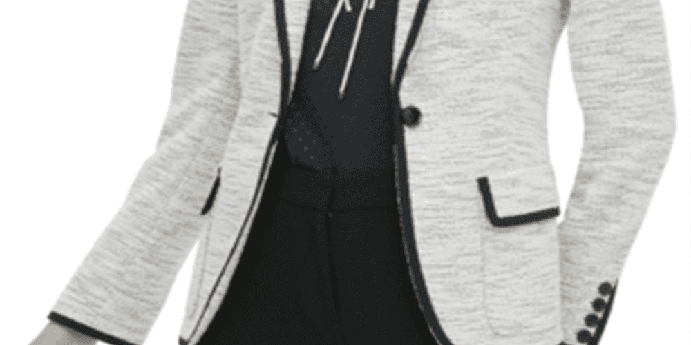 Tommy hilfiger hotsell marled sweatshirt blazer