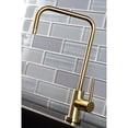 thumbnail image 3 of Kingston Brass KS6197NYL New York Single-Handle 1-Hole Deck Mount Water Filtration Faucet in Brushed Brass, 3 of 6