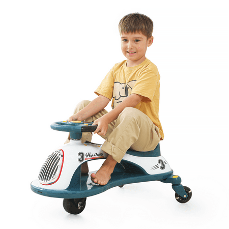 UNICOO Electric Drifting Go Kart for Kids, 36V High Performance Ride On Drift Car w/360° Spin, Electric Wiggle Car with Pedal for Kids 3+ w/LED Lights, Bluetooth Player