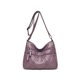 thumbnail image 1 of Qarigey Bolsos cruzados para mujer, PU multicapa con cremallera, correa ajustable, bolso de hombro de Color sólido, multibolsillo, para madre Bolsas de mensajero y de hombro Violeta, 1 of 6