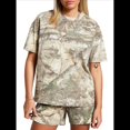 thumbnail image 1 of Conjuntos de 2 Piezas para Mujer, Conjunto de Verano Corto para Estar en Casa, Ropa Informal para Vacaciones en la Playa, Chándal de Colores Mezclados S, 1 of 7