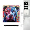 thumbnail image 2 of Bathroom Scale, Highly Accurate Digital Body Scale,Precisely Measures Weight up to 400 lbs-Colorful Pitbull Portrait In The Style Of Bold Colors And Patterns, 2 of 4