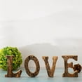 thumbnail image 4 of ziyahi Handcraved Wooden Letters Door Numbers Alphabet Letter Floating Adress Name O, 4 of 8