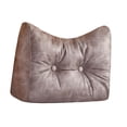 thumbnail image 1 of Almohada de Soporte Lumbar Adaptable Cojín Ergonómico para Respaldo en Sillón Almohada para Leer Y Descansar en Sofá Y Cama Fabricada en Tela Tecnológ Café gris, 1 of 8