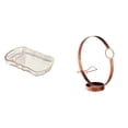 thumbnail image 1 of Bandeja de almacenamiento,Bandeja rectangular para servir,bandeja para postres y frutas de cocina,Portabotellas de vino,Soporte para botellas de vino,soporte para botellas de vino,estante de, 1 of 8