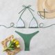 thumbnail image 5 of Trajes de baño para mujer, bikinis de cintura alta con cordón ajustable, traje de baño fruncido, conjunto dividido, trajes de baño para mujer, trajes de baño para mujer, traje de baño para mujer, traj, 5 of 7