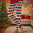 thumbnail image 2 of Meichang Women's Christmas Gym Leggings Holiday Striped Print High Waisted Tights Workout Yoga Pants, 2 of 10