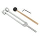 thumbnail image 5 of Ficarrico Juego de diapasón de 128 Hz para curar el alivio del estrés, diapasón médico de aleación de aluminio con martillo para recolectores de orejas, grande, plateado, 5 of 8