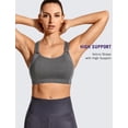 thumbnail image 4 of Top Deportivo SYROKAN 36E con Ajuste Frontal para Alto Impacto Gris, 4 of 6