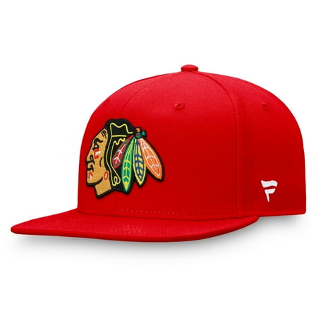 Men's Fanatics Red Chicago Blackhawks Primary Logo Snapback Hat