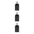 thumbnail image 2 of ZLight USB-C Type-C Male To USB 3.0 Female OTG Data Adapter Converter Computer Connector black 3Set, 2 of 6