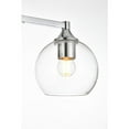 thumbnail image 5 of Living District Foster 3 light Chrome and Clear Bath Sconce, 5 of 7
