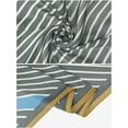 thumbnail image 4 of INSPIRE CHIC Women Striped Satin Scarf Shawl 35x35" Large Square Silk Feeling Neck Scarves Head Wraps Blue 90x90cm/35.4x35.4", 4 of 6