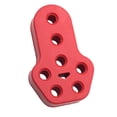 thumbnail image 4 of 1 Pieza de Soporte Colgante de de 7 Orificios Soporte Fijo de Goma Antiabrasiva para Automóvil , ROJO DYNWAVEMX Buje colgante de escape, 4 of 8